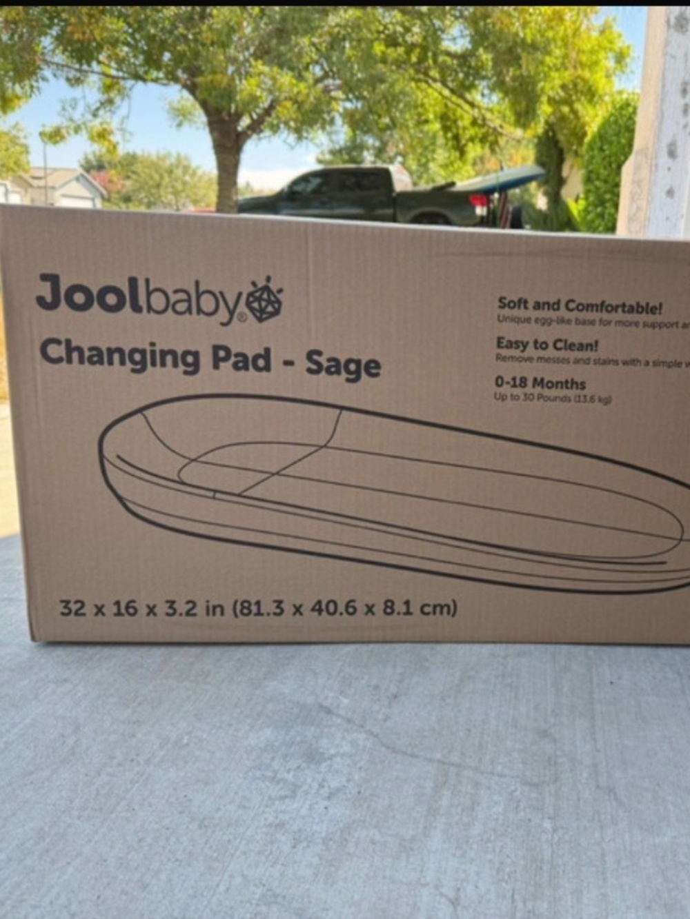 Joolbaby Changing Pad NEW Sage color
